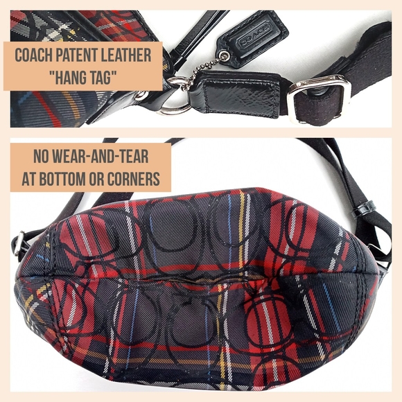 Coach, Tartan Plaid, convertible crossbody purse - Picture 5 of 7